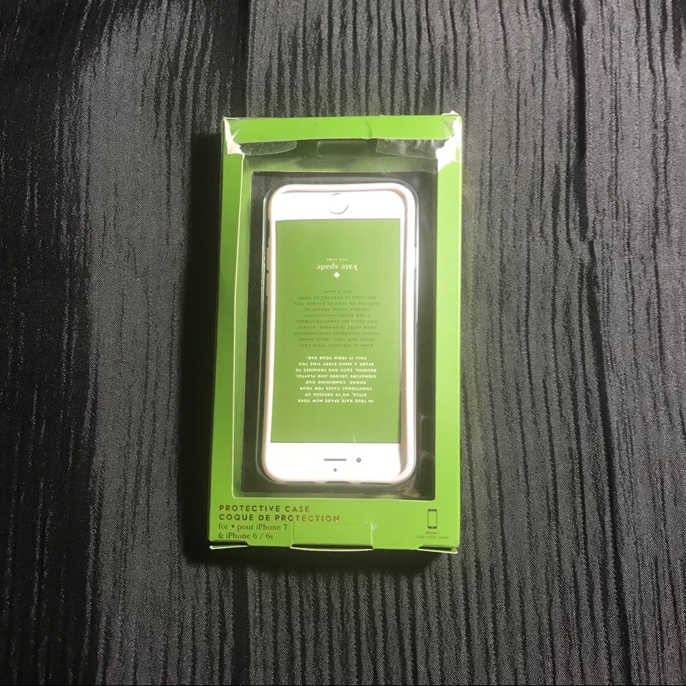 🆕 Kate Spade Protective Case Rose Gold & White - Picture 7 of 7